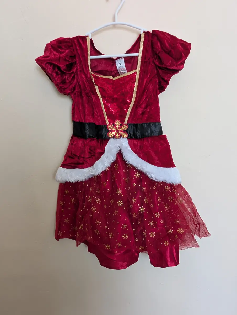 TU Girls Christmas Fancy Dress – 2-3 Years (92-98cm)