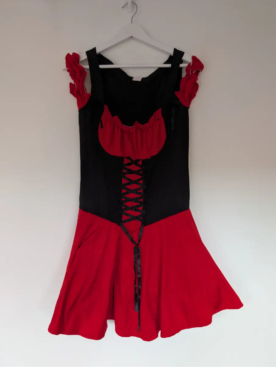Fever Wicked Small Devil Costume Dress | Women's UK 8-10 | Halloween Fancy Dress