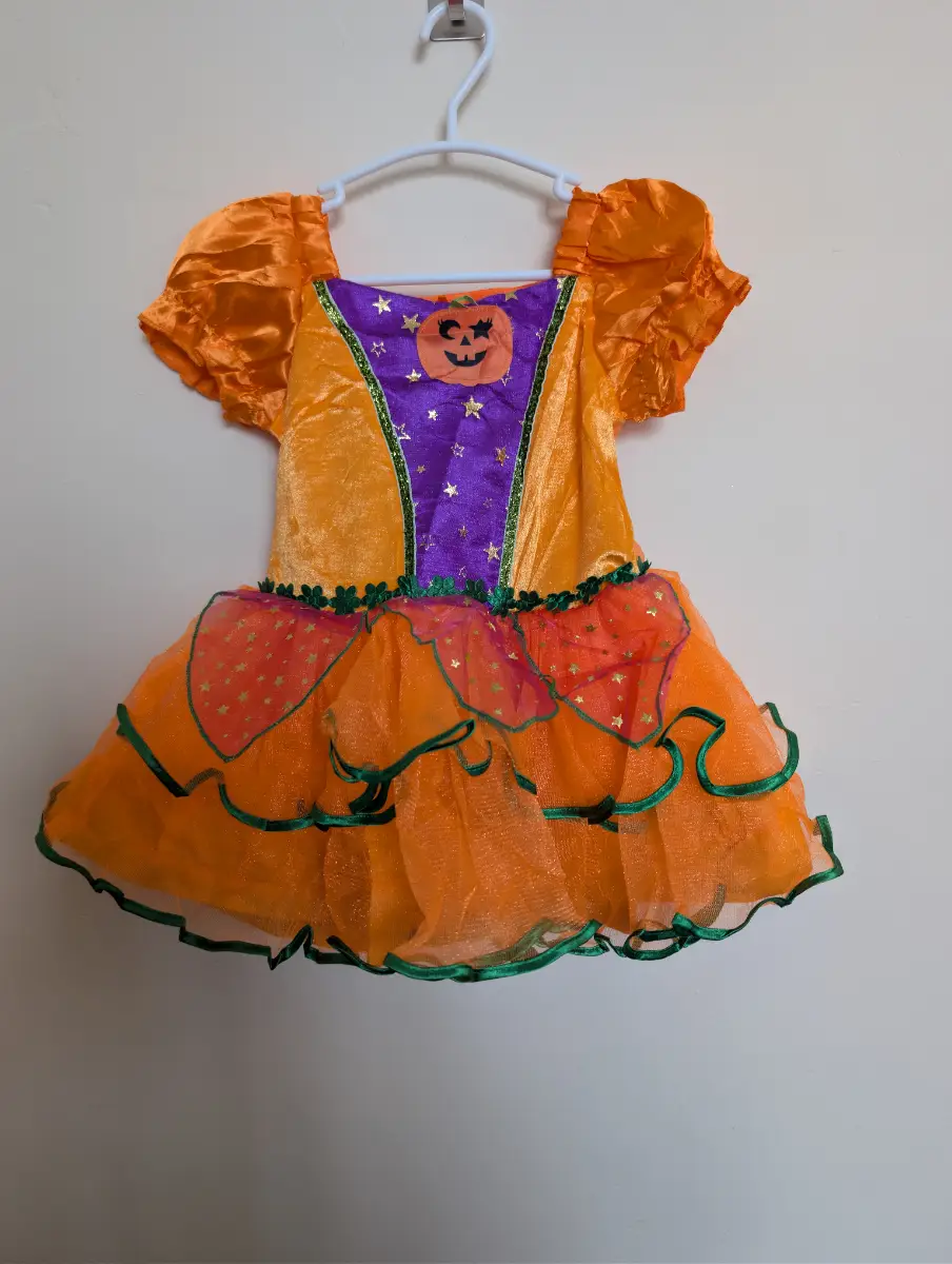 Hallow Scream Girls Pumpkin Fancy Dress Costume | Age 1–2 Years