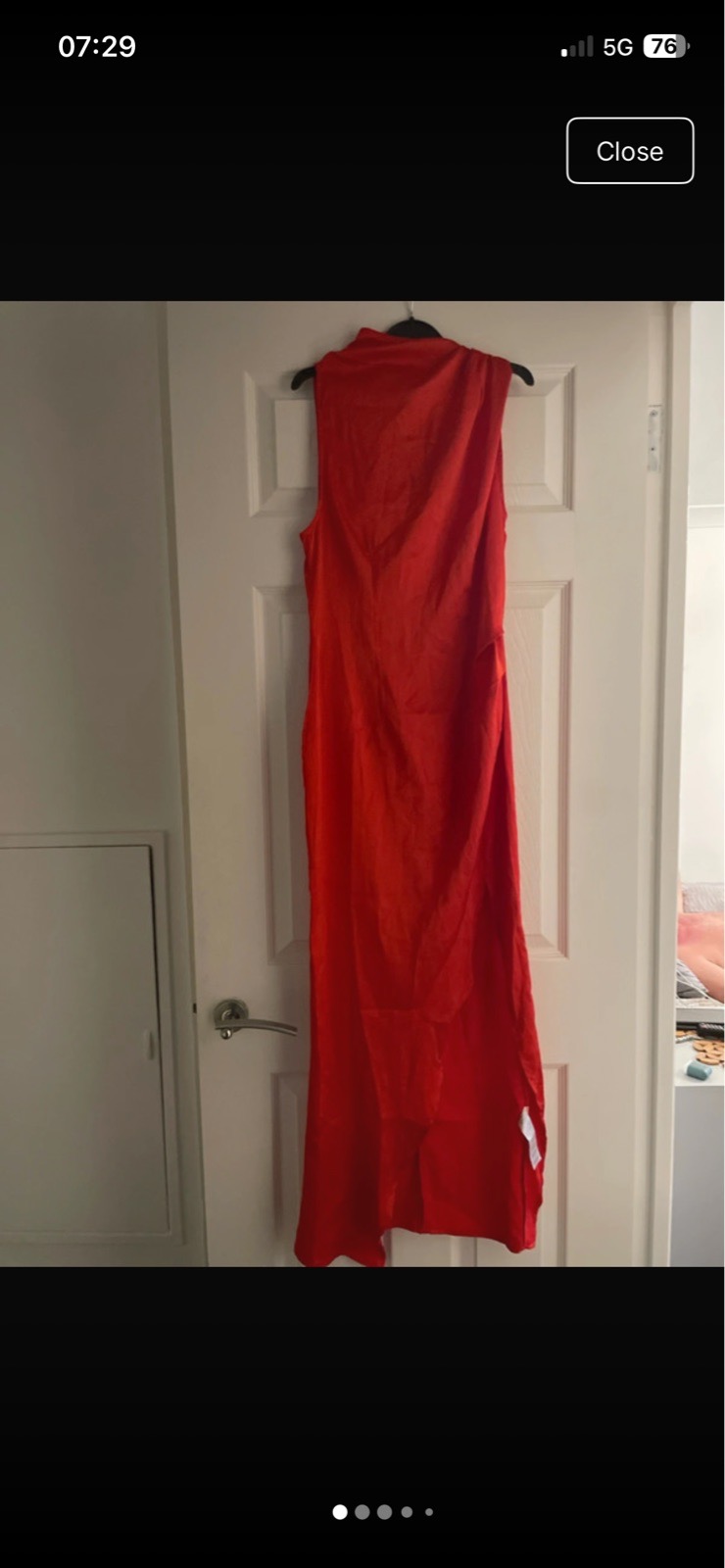 Elegant lady red dress
