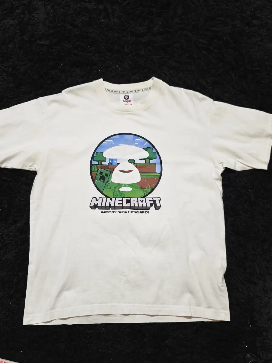 AAPE x Minecraft 'Moonface' T-shirt