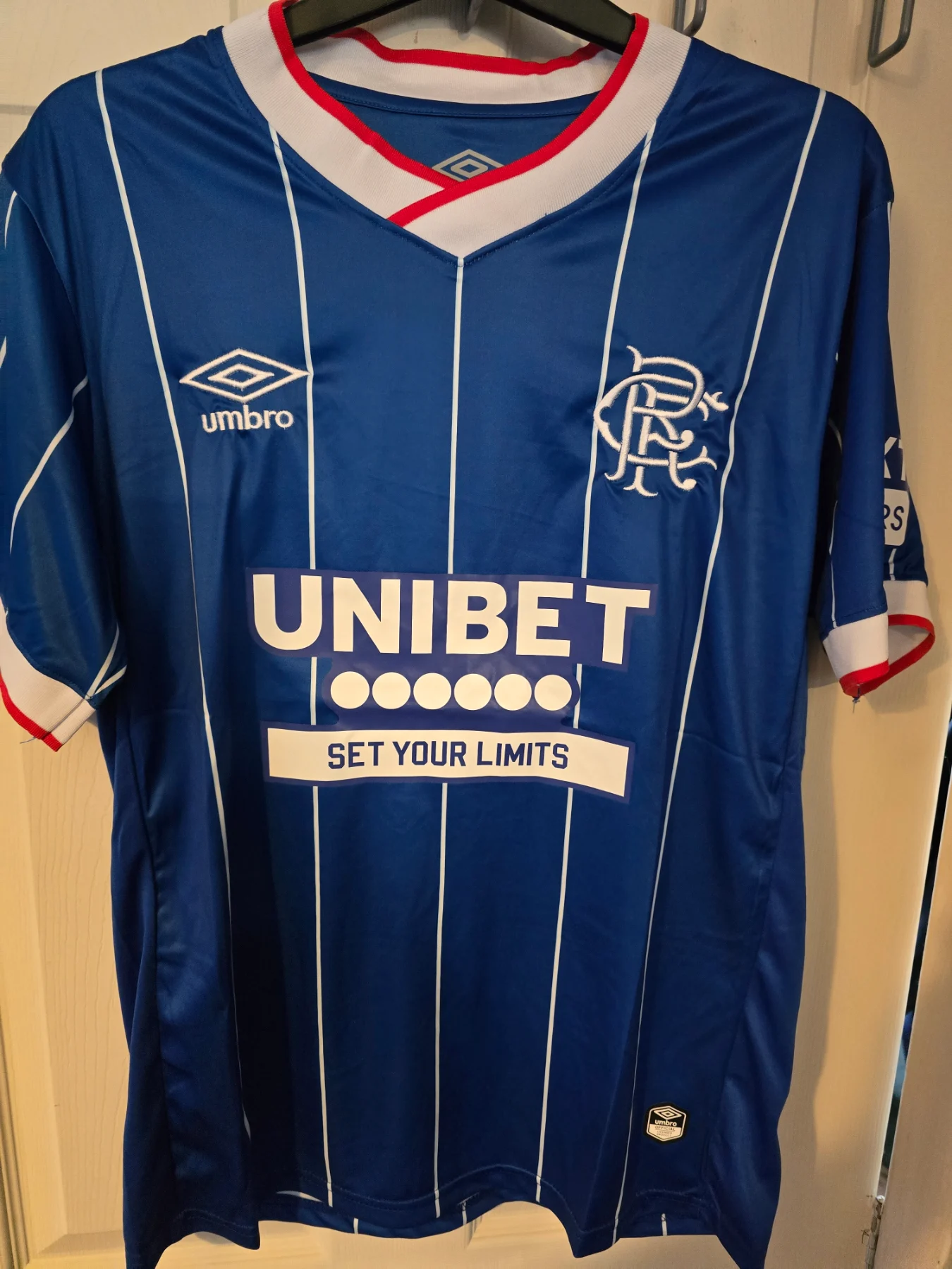 Rangers 26/27 home shirt