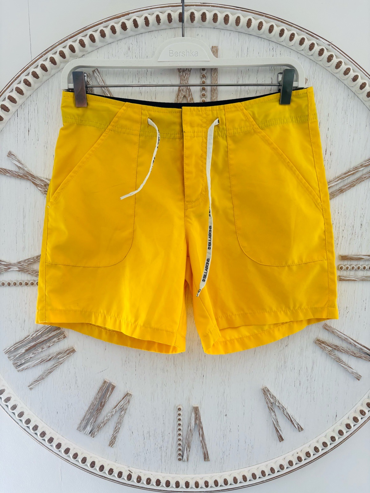 Billabong Y2K bright yellow summer board shorts