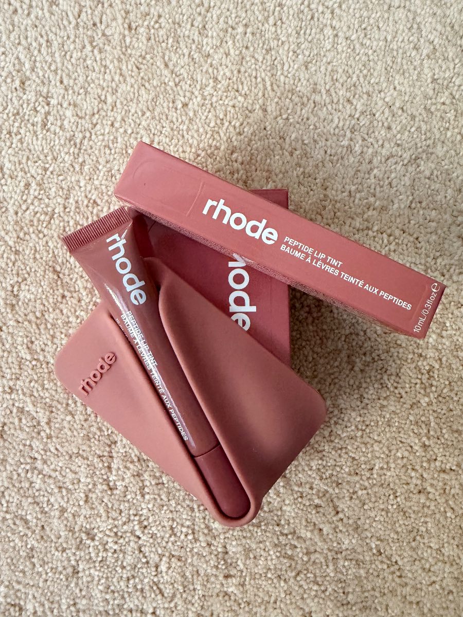 Rhode Snap Case and Peptide Lip Tint - Toast
