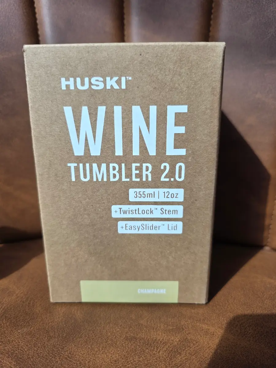 Huski wine tumbler Champagne colour
