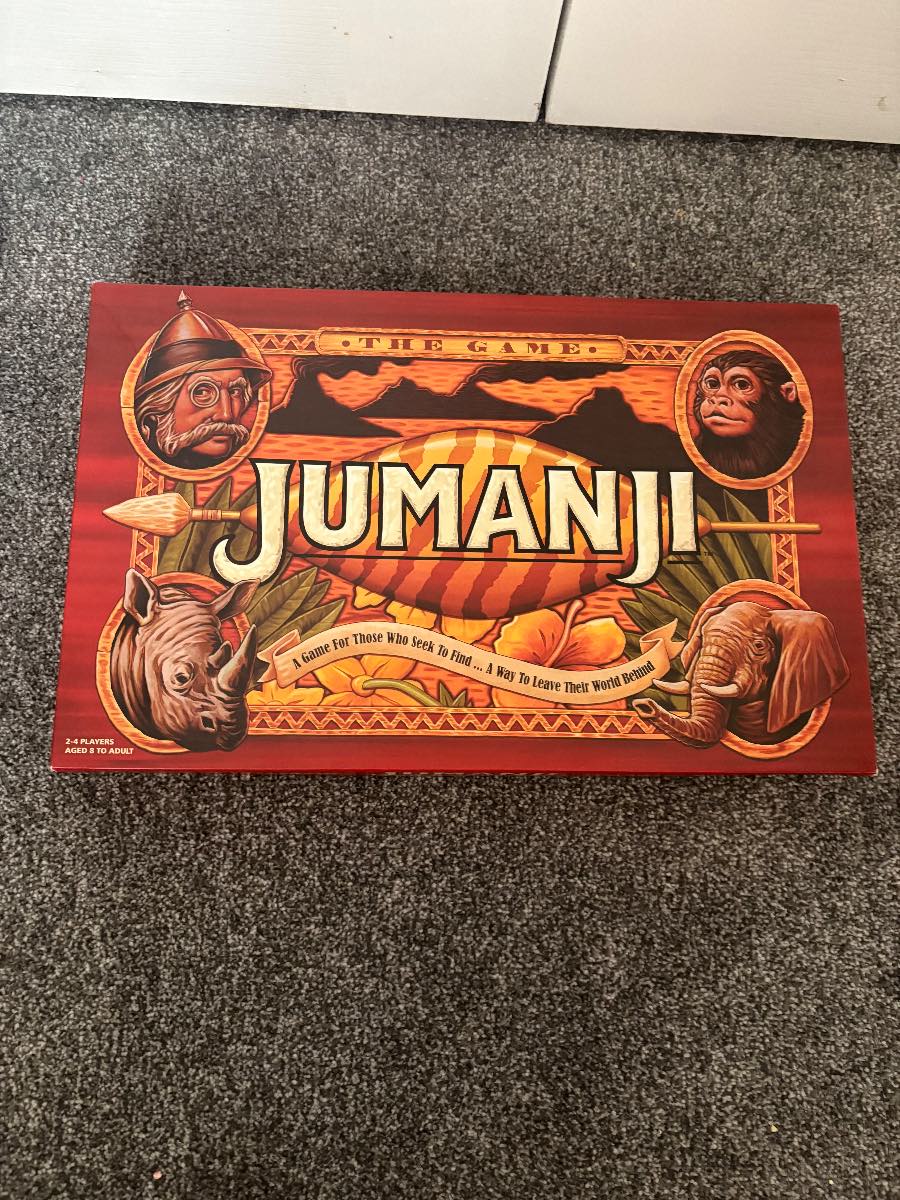 Jumanji the classic adventure board game - 100% complete & excellent condition