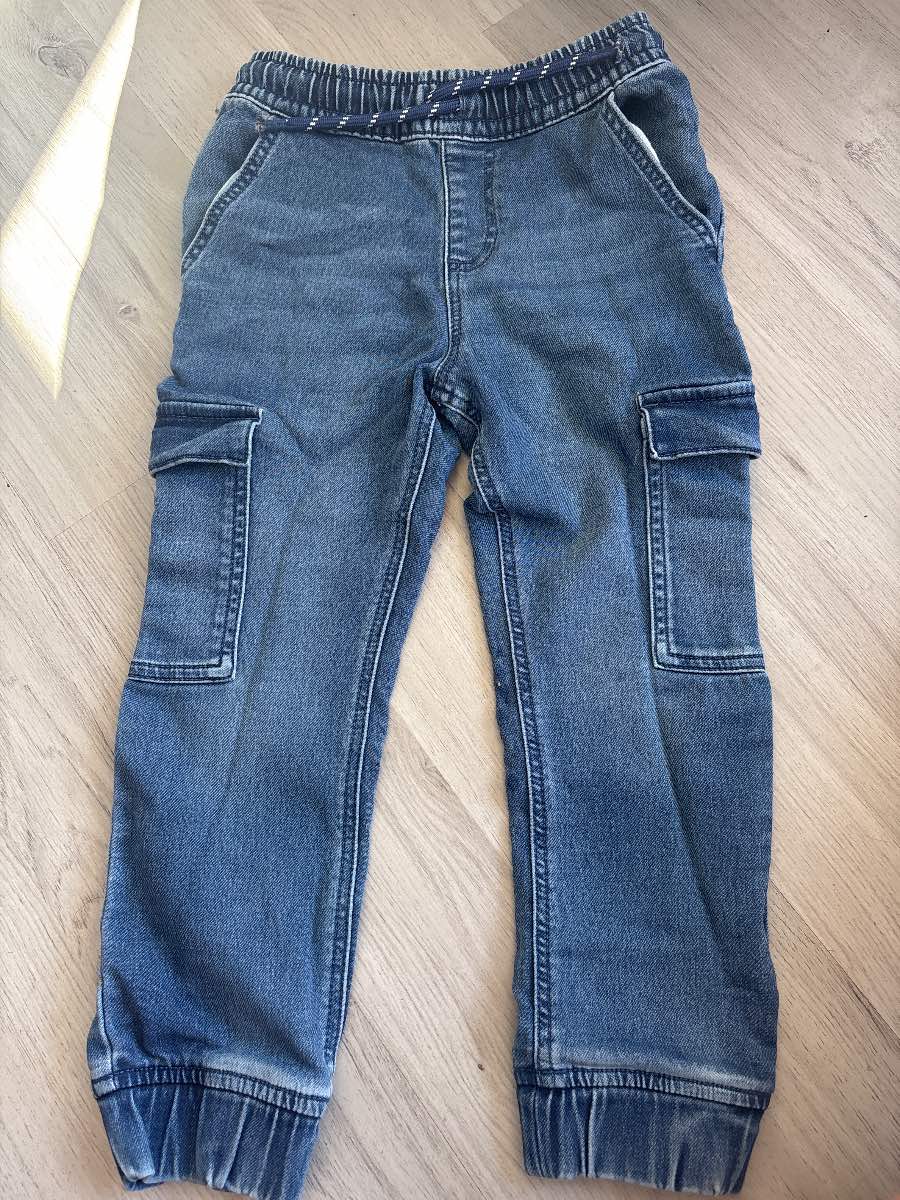 Boys elastic waist denim jeans