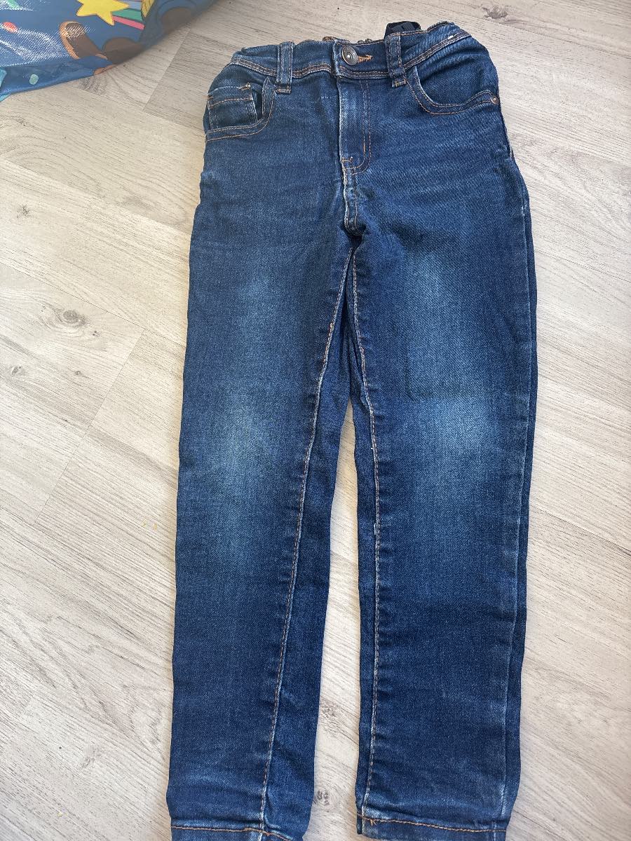 Dark denim jeans