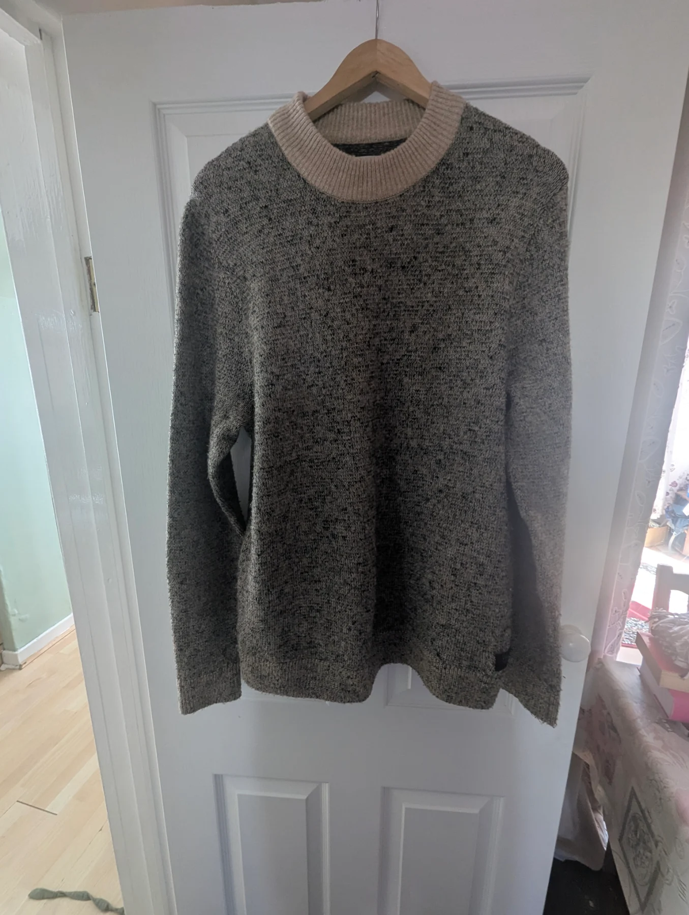 Jack & Jones Large grey knitted jumper
