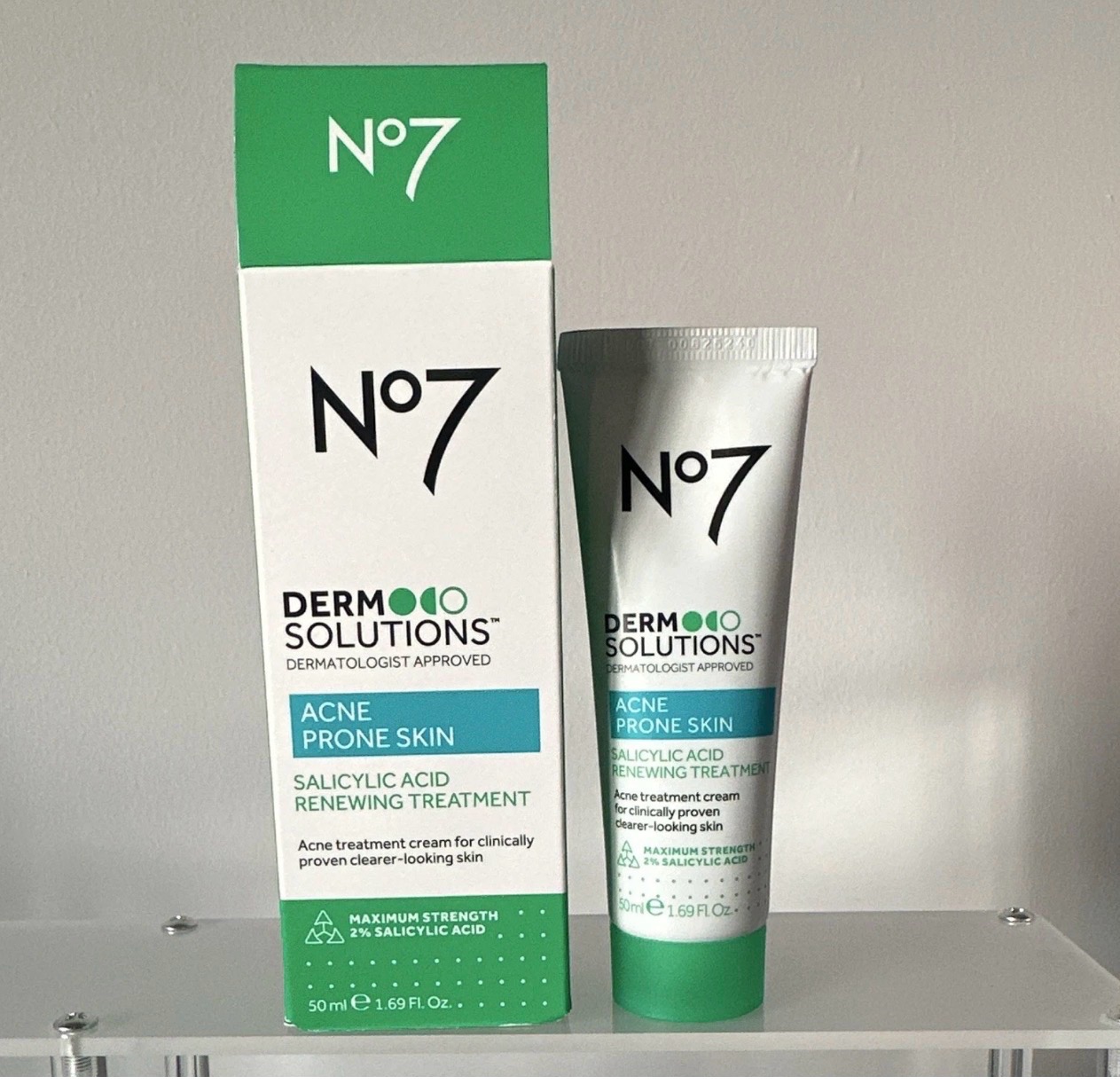 No7 Derm Solutions 2% Salicylic Acid Acne Treatment Cream 50ml