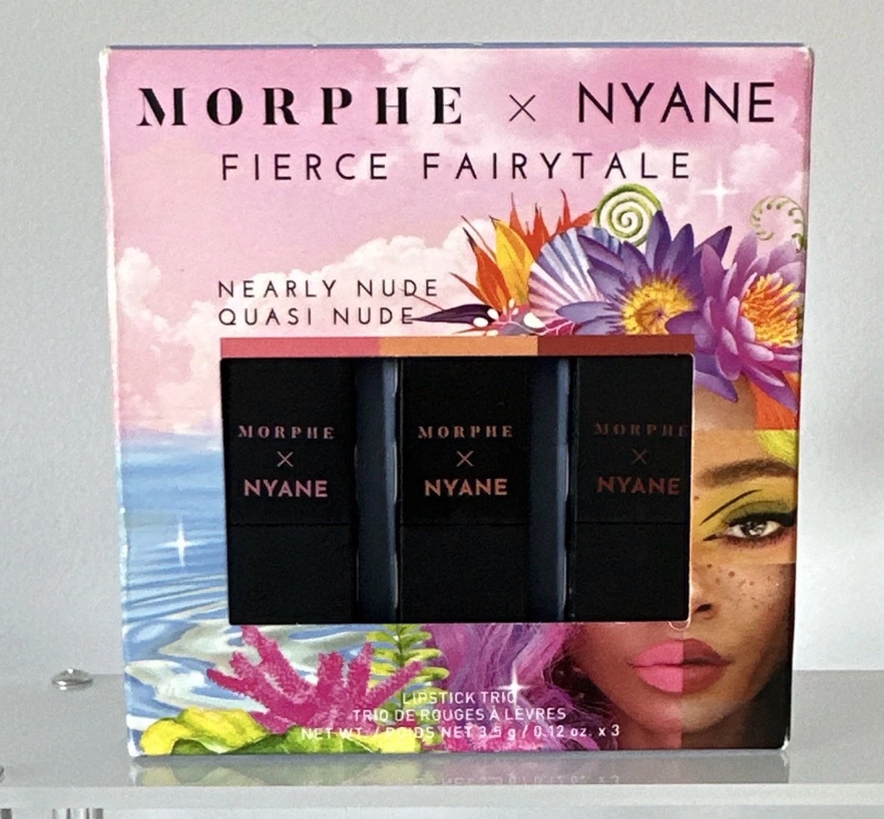 Morphe x Nyane Fierce Fairytale Nearly Nude Lipstick Trio – 3 x 3g