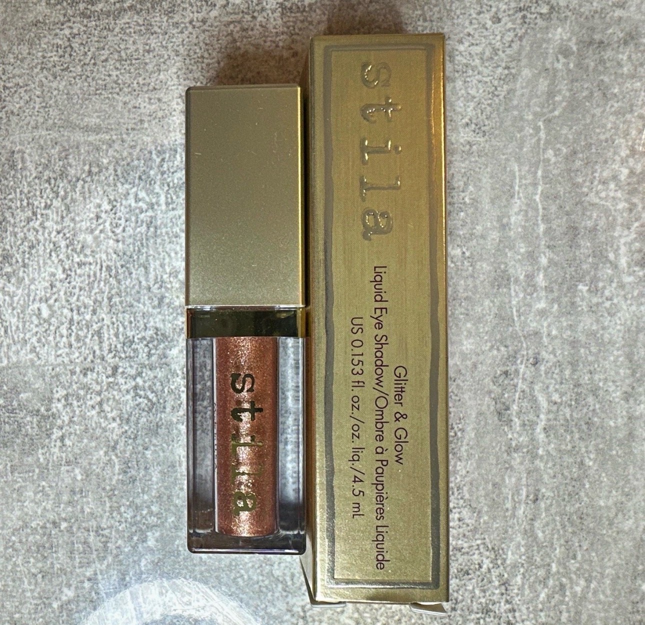 Stila Glitter & Glow Liquid Eyeshadow – Kitten Karma Bronze/Rose Gold 4.5ml