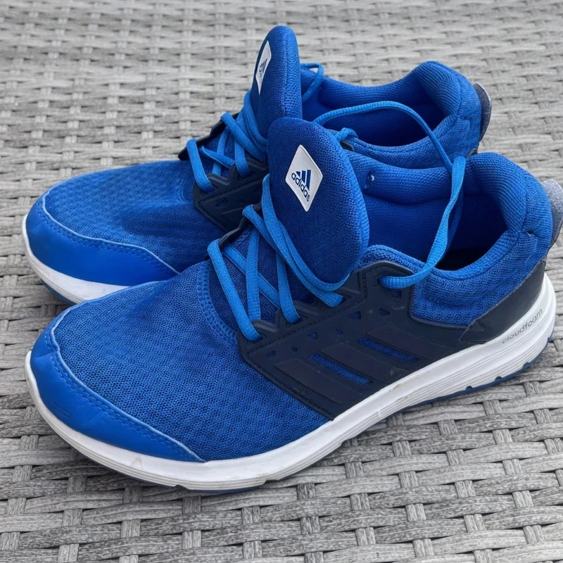 Adidas Galaxy 3 Men's Trainers Blue Cloudfoam Running Shoes AQ6540 Size UK 7.5