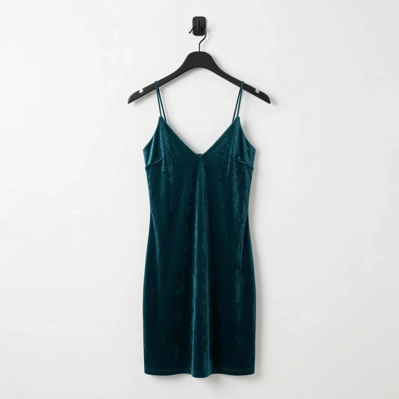 BNWT River Island Velvet Slip Dress Size 10