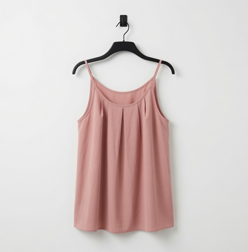 Womens Dusty Pink Strappy Cami Top Size XL Adjustable Straps