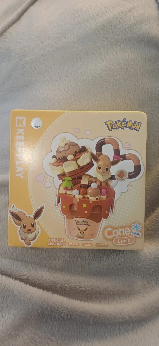 Keeppley pokemon Eevee building lego blocks set Official licensed pokemon