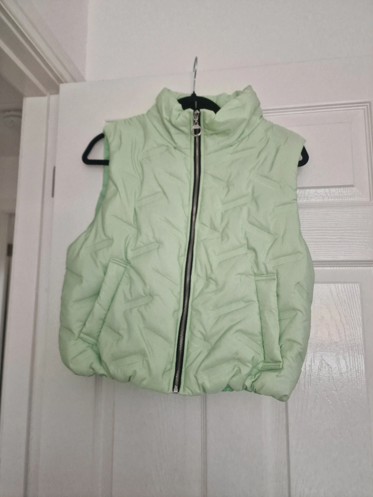 New with Tags Mint Green Padded Gilet Bodywarmer – Made in Italy