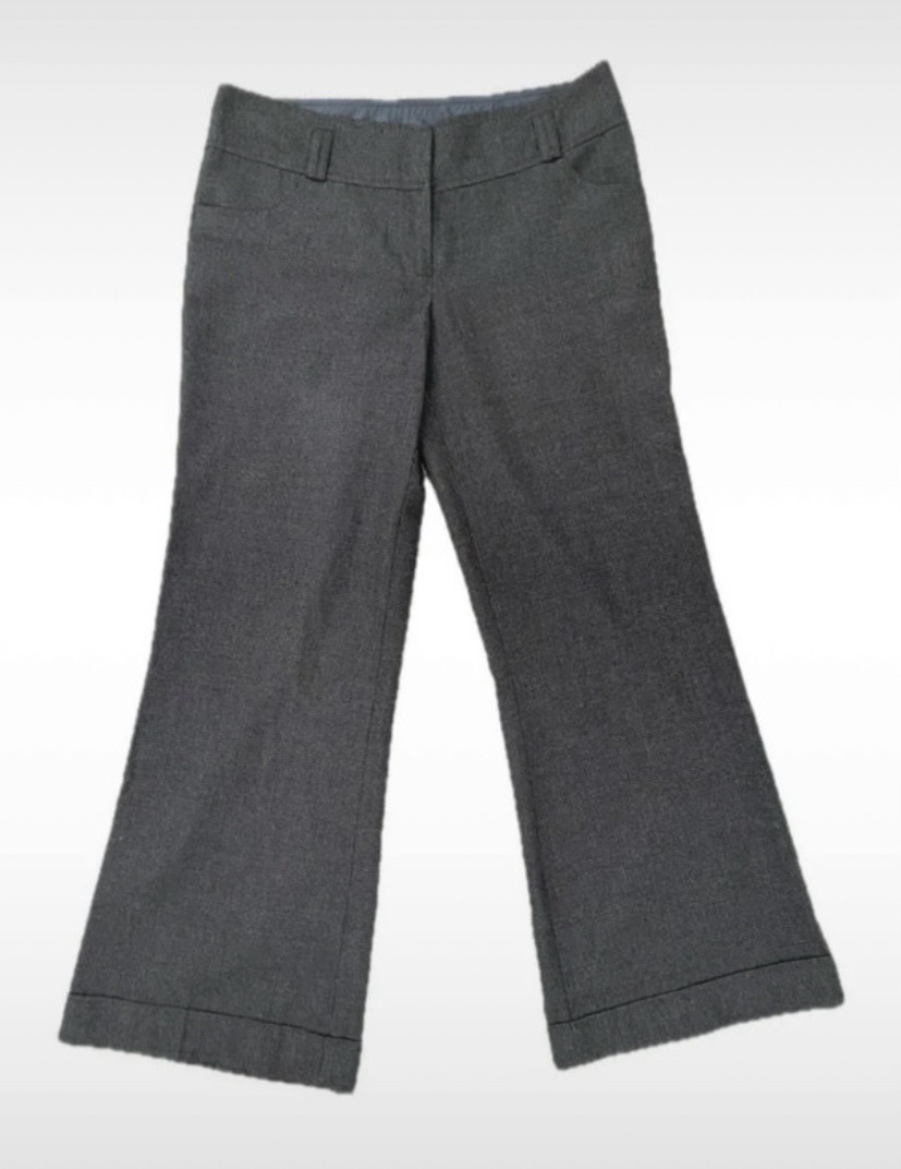 New Look Y2K 2000’s Low-Rise Wide Leg Checked Trousers - UK 12