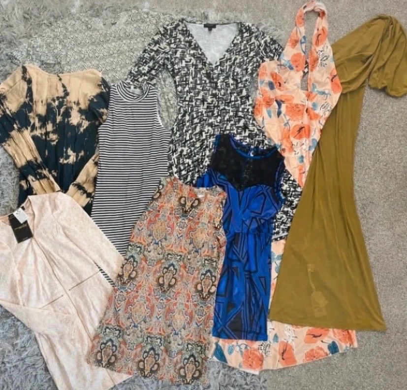 Women’s Mixed Branded Bundle of Mini, Midi, Midaxi & Maxi Dresses x9 - UK S (10)
