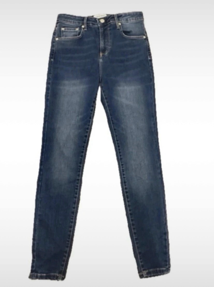 Jack Wills Navy Mid-Rise “Aimie” Skinny Jeans - UK 8/10, 28W, 28L