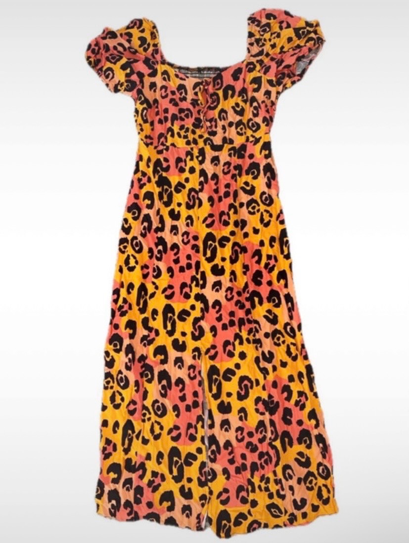 George Women’s Vibrant Leopard Print Summer Holiday Midaxi Dress - UK 10