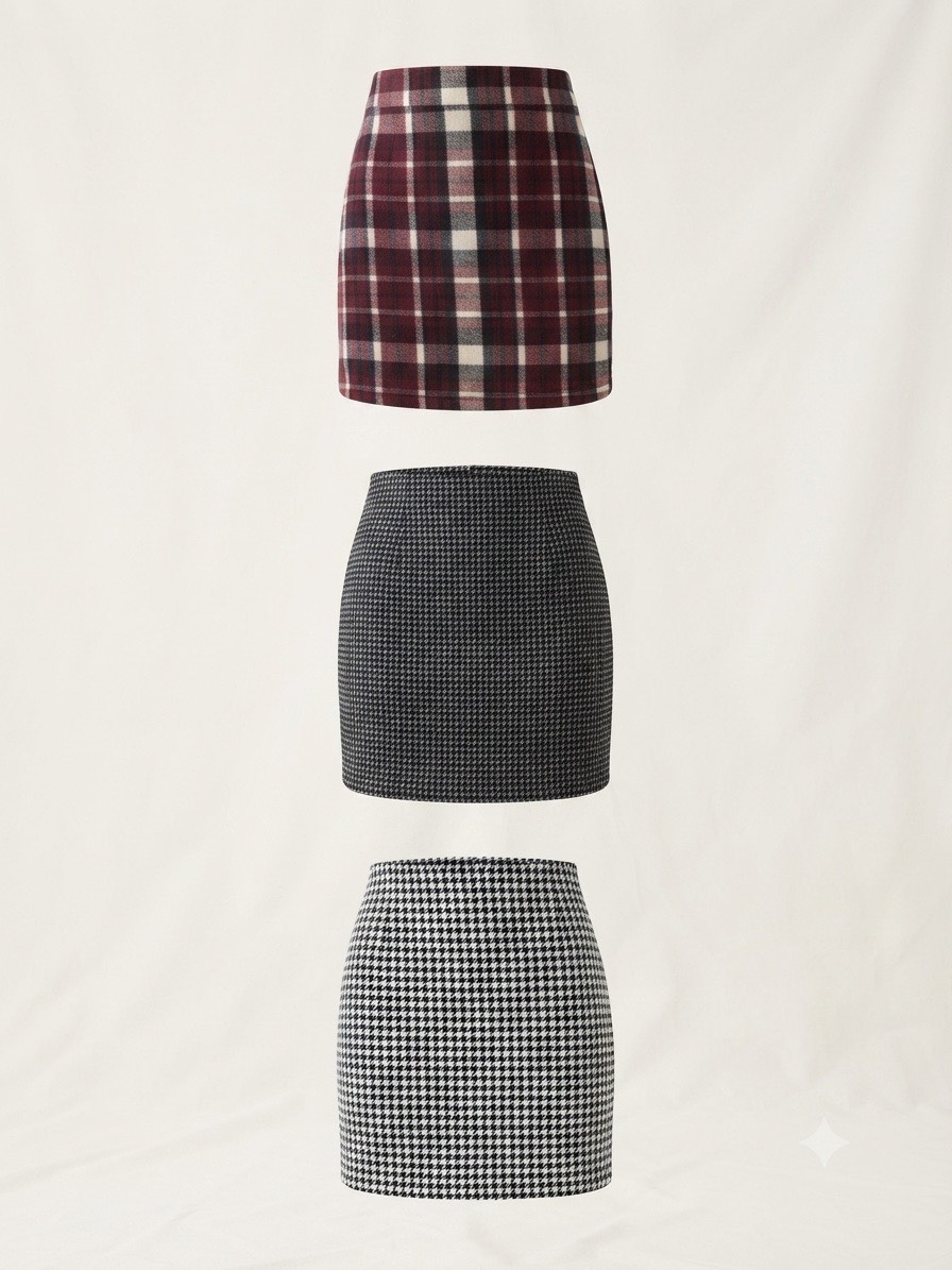 Bundle of 3 Versatile Winter Mini Skirts - UK S (8/10)