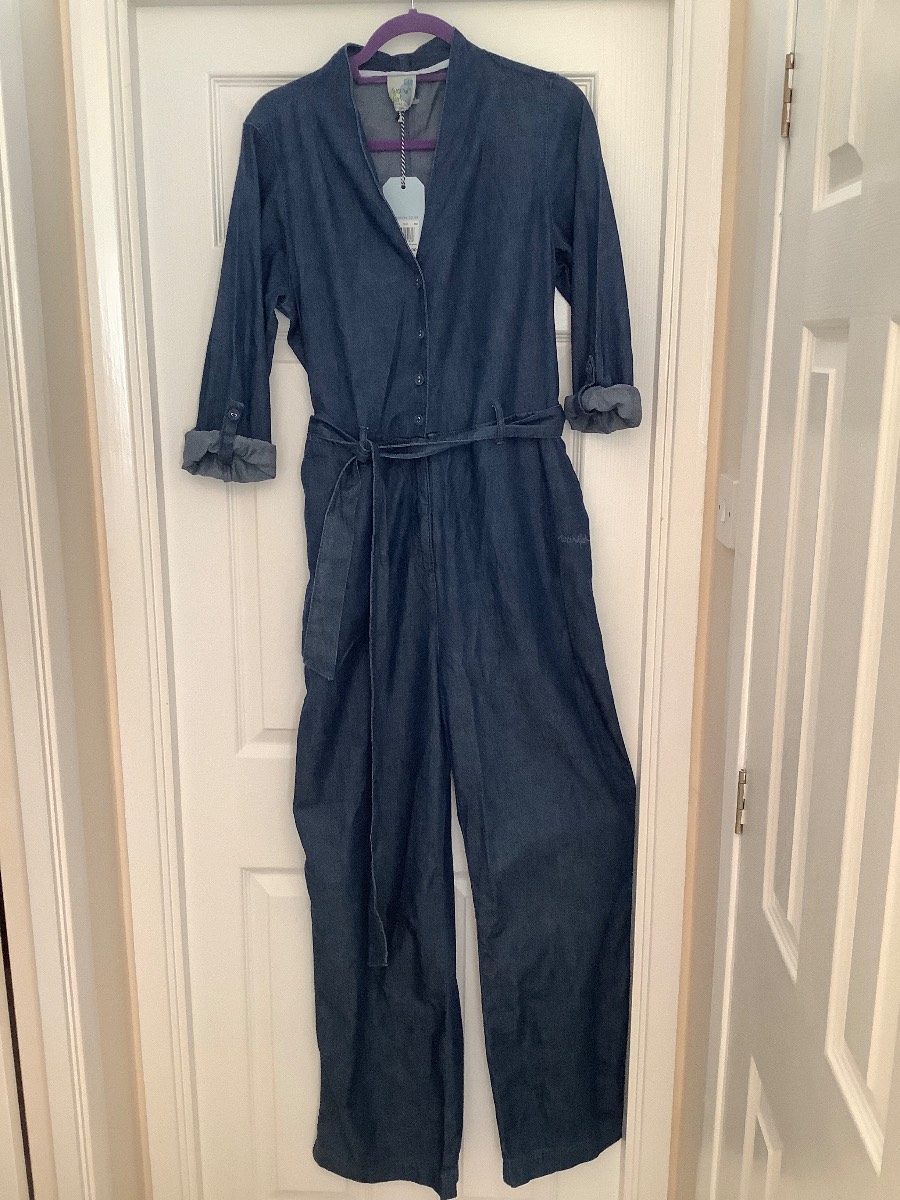 Weird Fish 100% Cotton Jumpsuit size 14