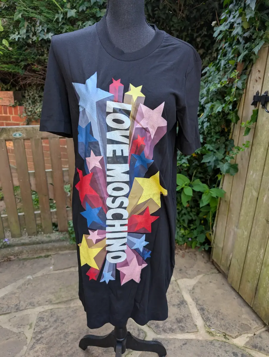 Funky T shirt dress from Love Moschino sz 10