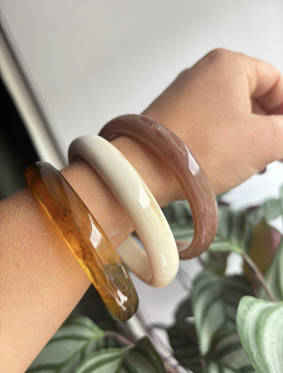 3 set of resin bangles