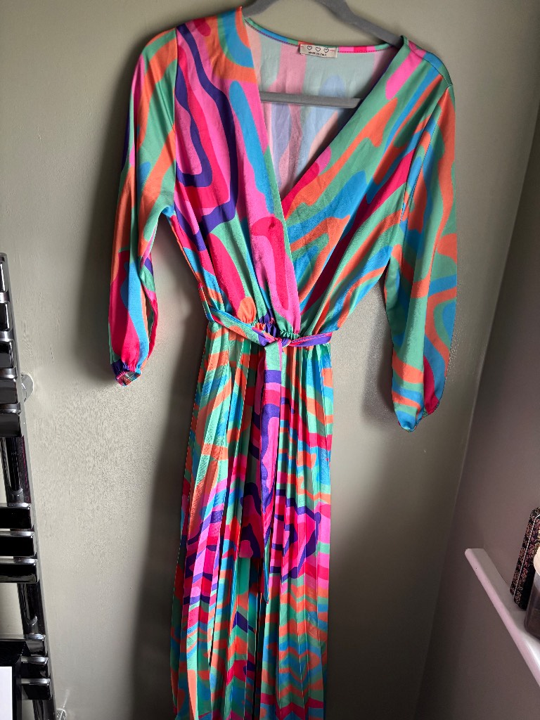 Made in Italy Colourful Dress