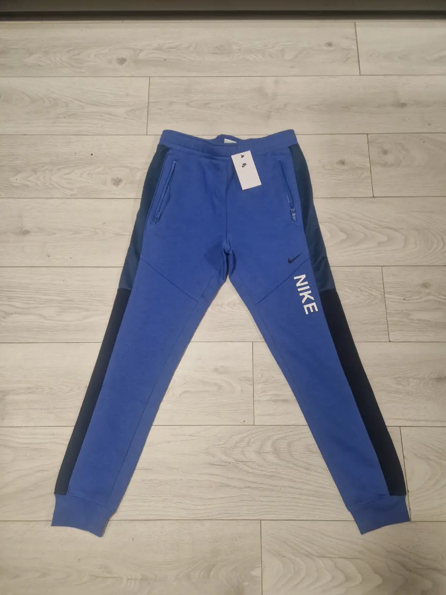 Mens Nike Hybrid Retro Blue Joggers Size Small