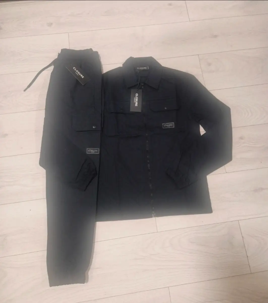 Mens Closure London Utility Navy Tracksuit