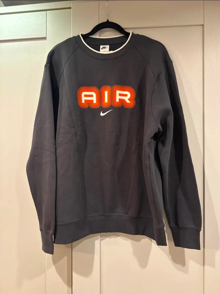 Mens Nike Air Charcoal Grey Sweatshirt