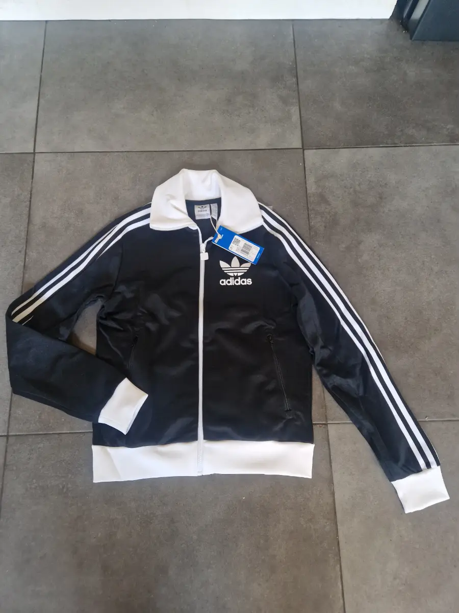 Womens Adidas Originals Black Track Jacket Size 4-6