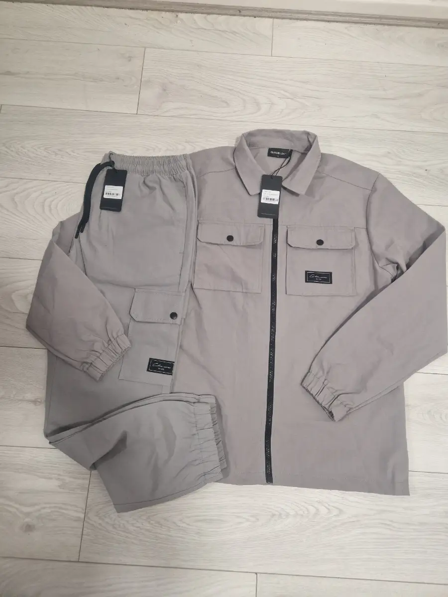 Mens Closure London Utility Full Tracksuit Size large