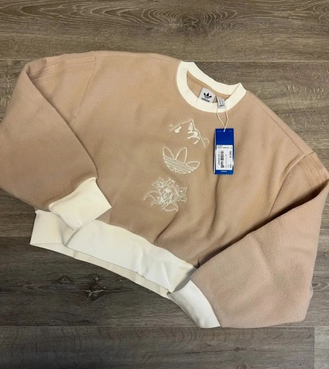 Womens Adidas Originals Cropped Jumper