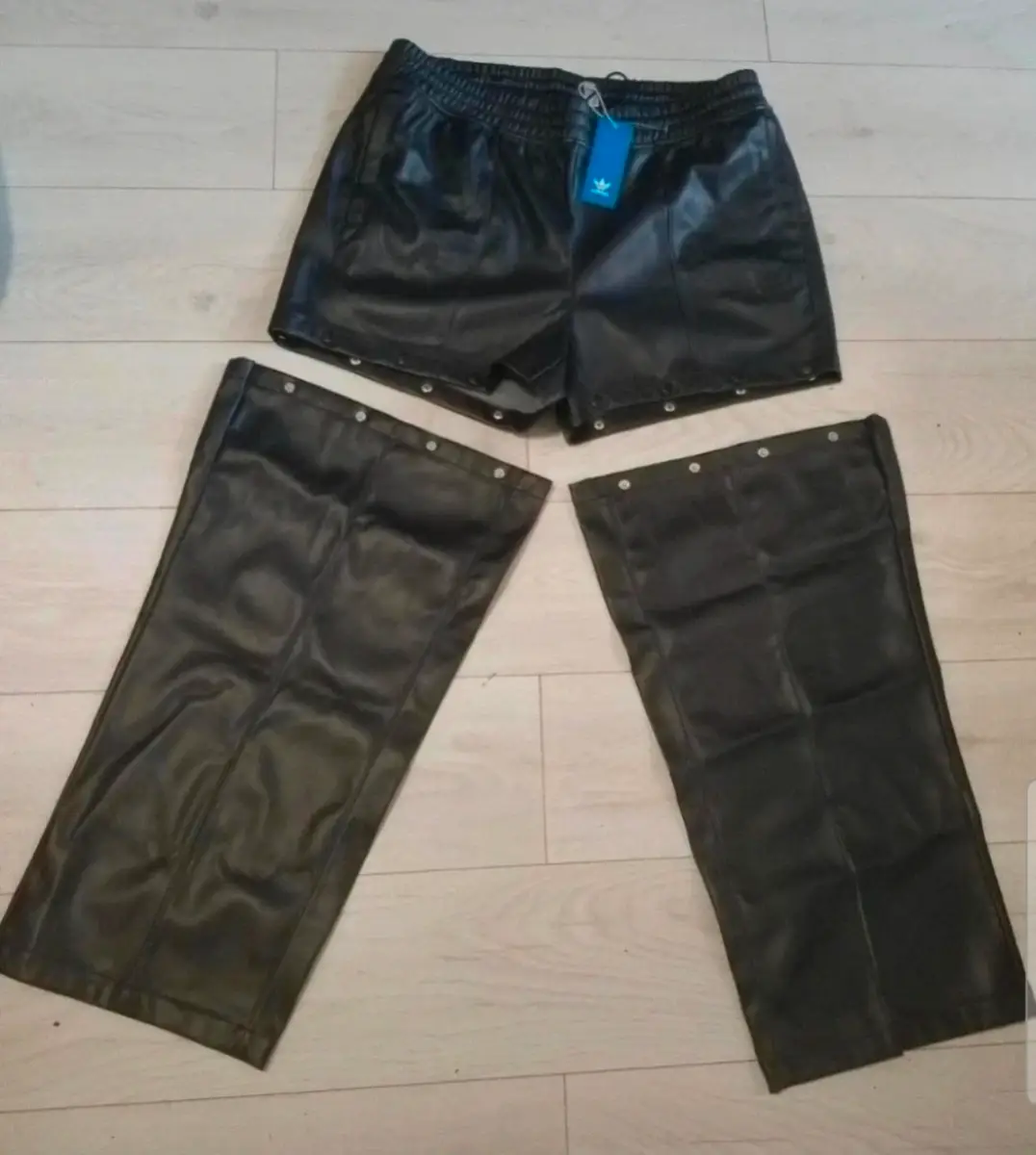 Adidas Originals Faux Leather Trousers