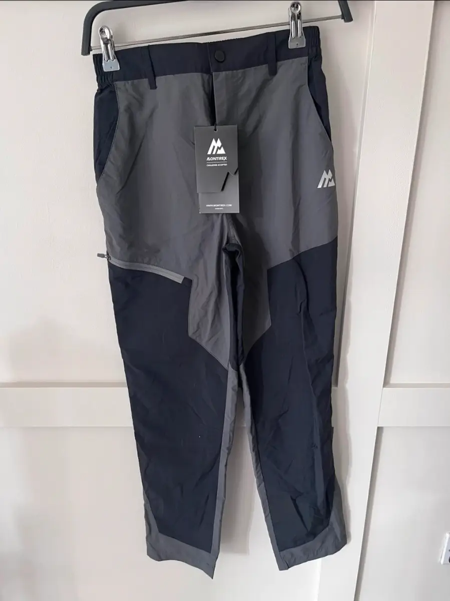 Montirex black/grey junior boys joggers size large