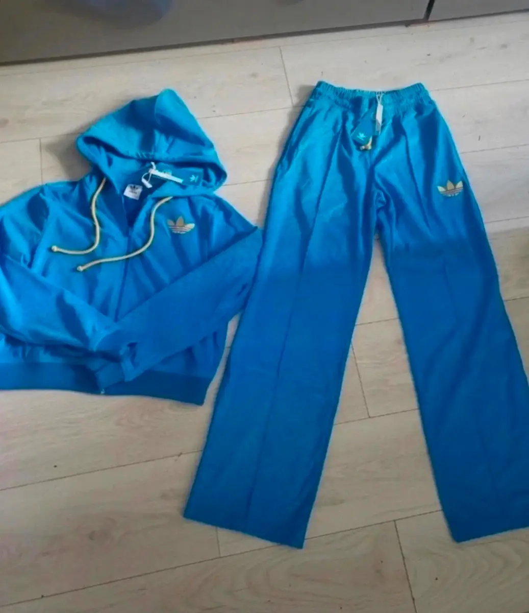 Adidas Originals 70s Velour Monogram Full Tracksuit