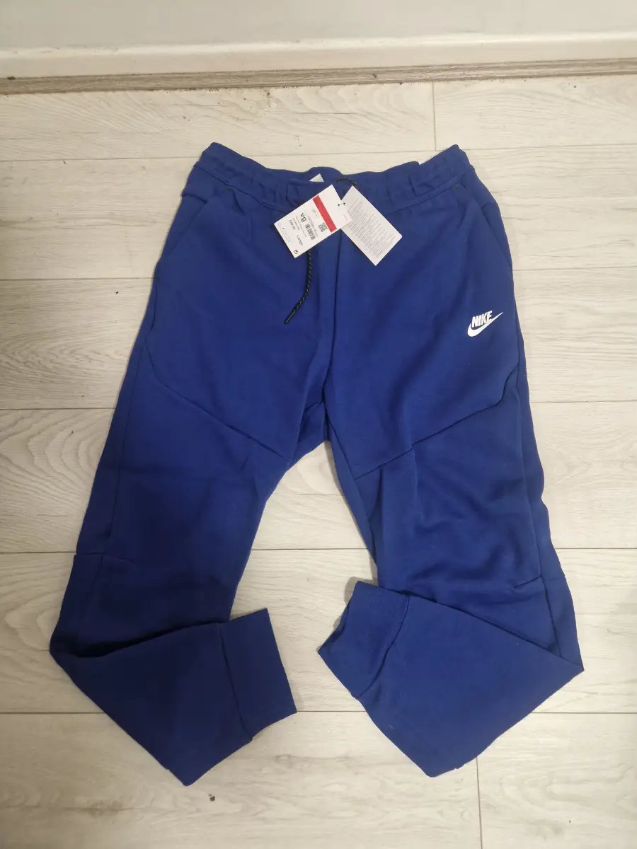 Mens Nike Tech Blue Joggers Size Large