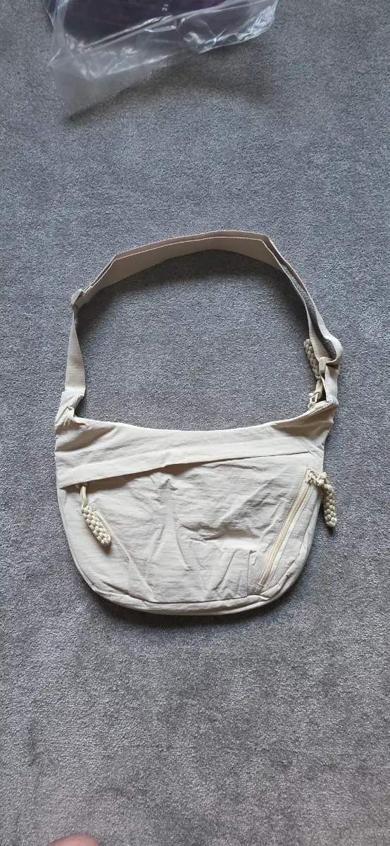 Cream Crossbody Bag