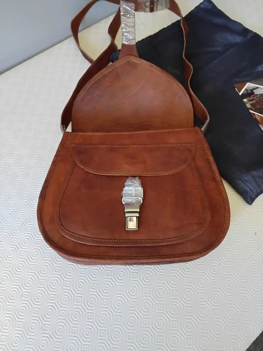 Beautiful leather handbag