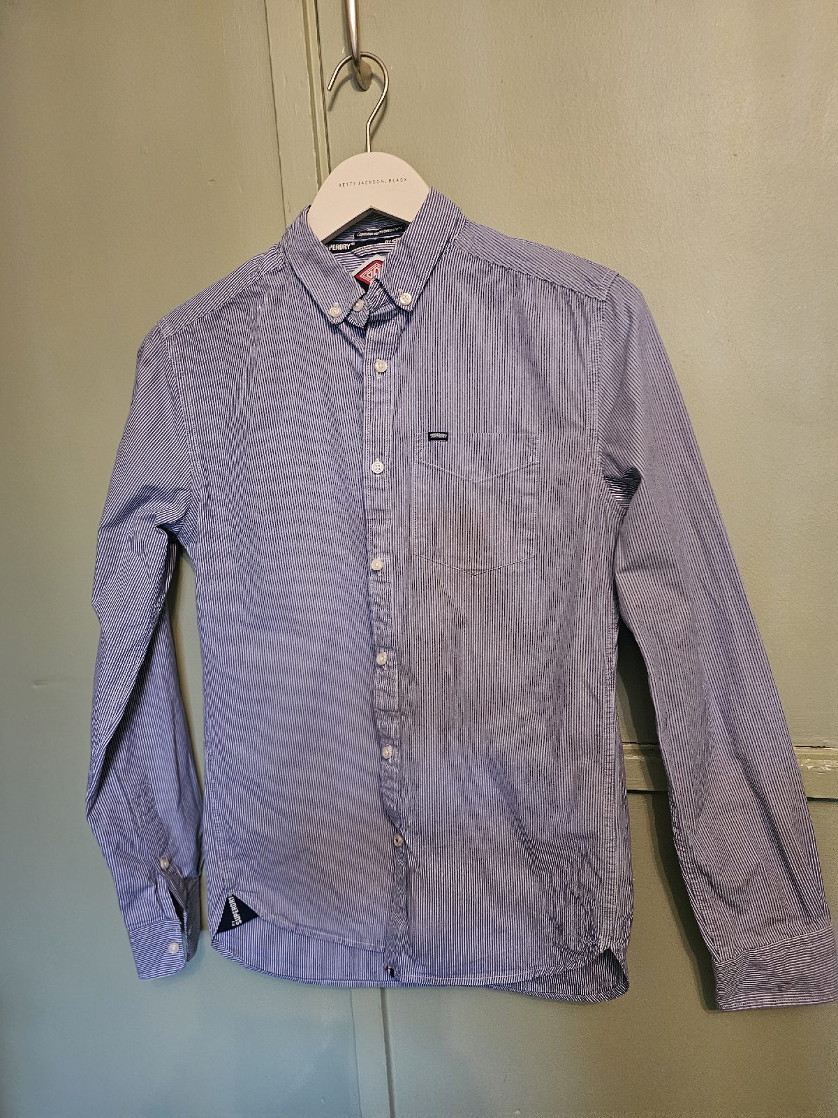 Superdry long sleeved  mens shirt size small