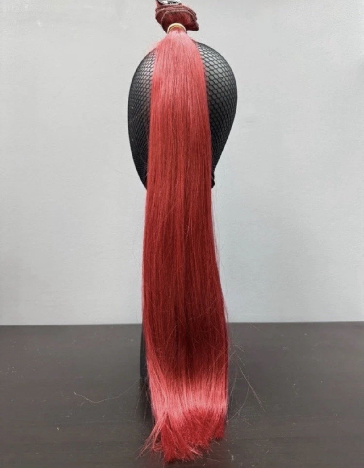 Hair Extension intensive red Clip In Long red Straight 22" eight piece synthetic hair. New