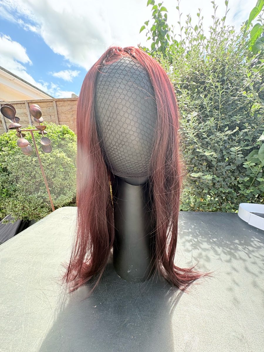 Wig Plum Black New With Tags Long, Straight. Wig Fashion  LW0460Wig O Plum Black