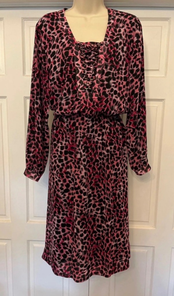 Biba animal print dress
