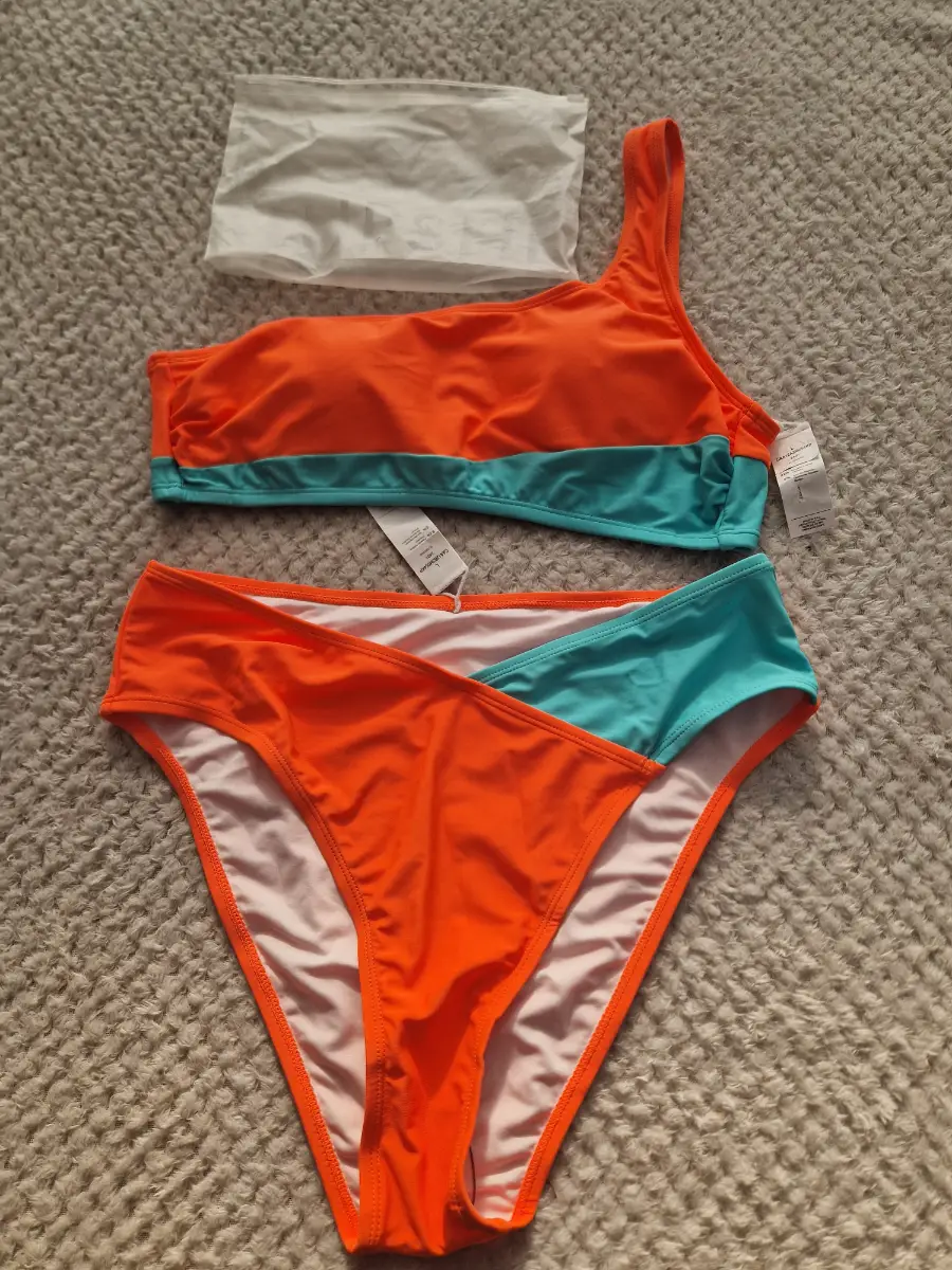 cupshe orange bikini