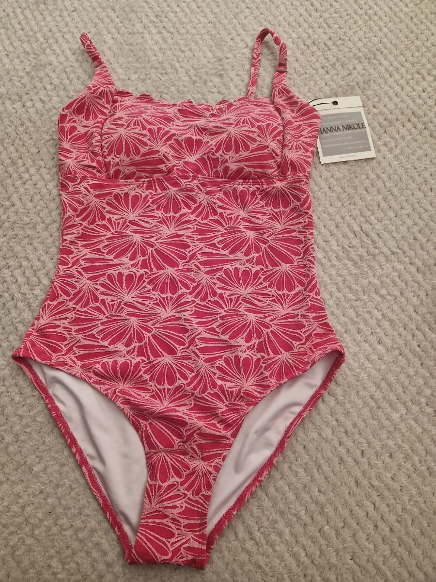 pink white costume