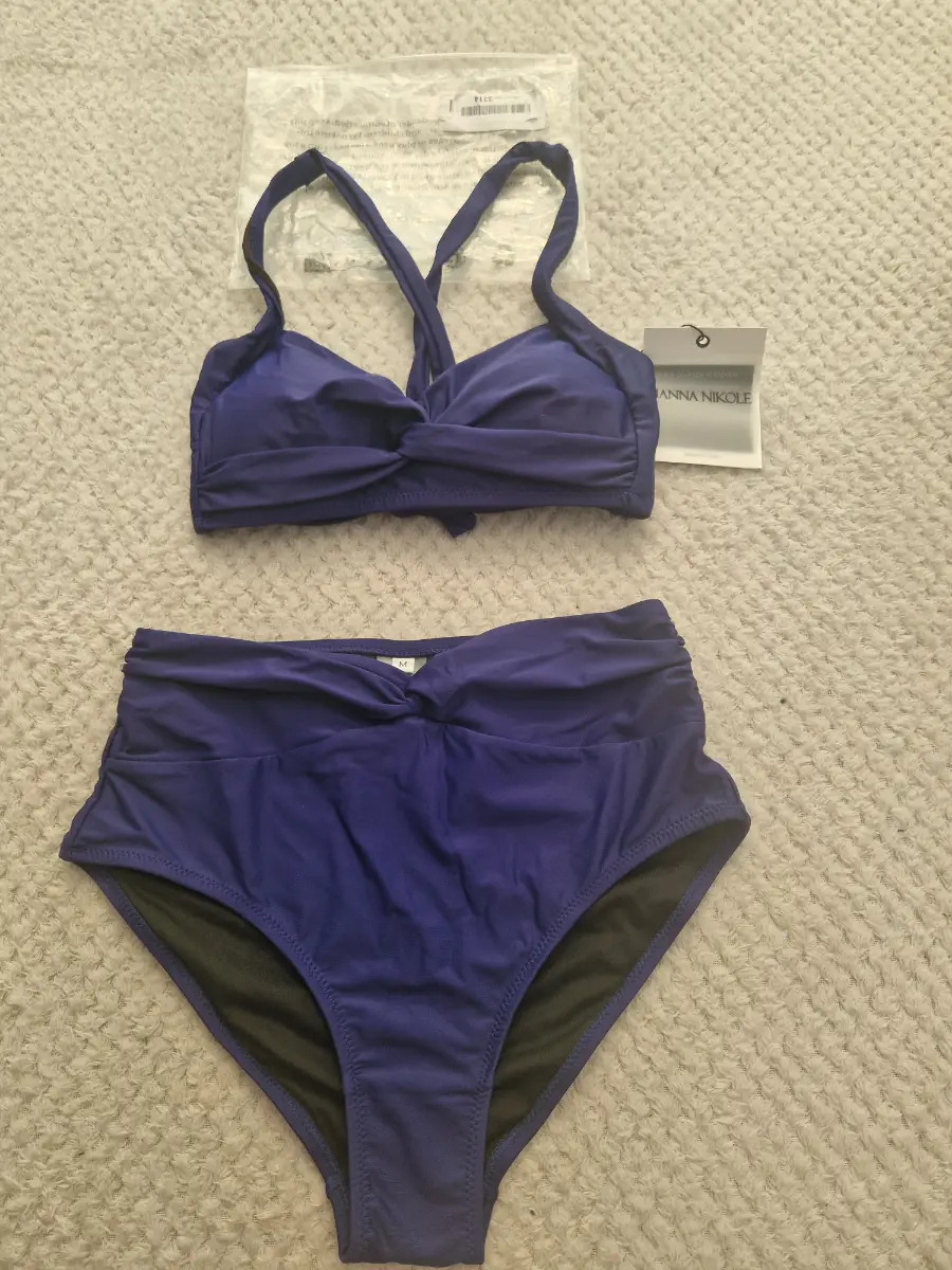 navy bikini