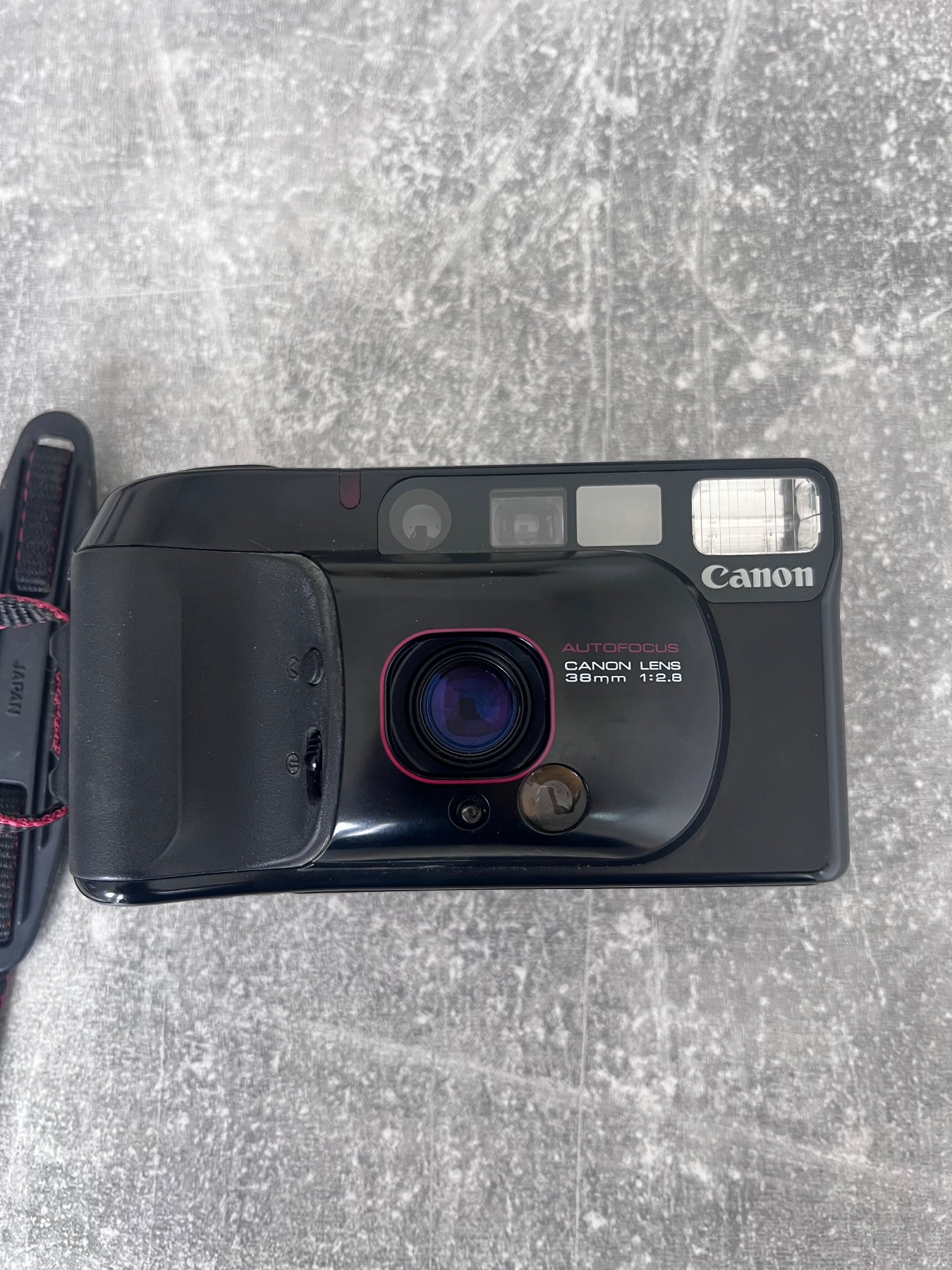 Canon Sure Shot Supreme 35mm Autofocus Film Camera 38mm f/2.8 Lens With Case - Untested